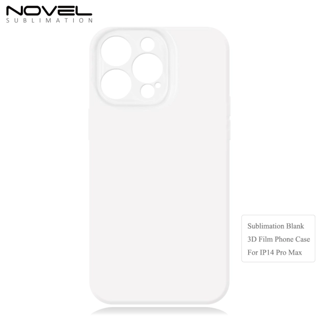 New Arrival 3D Film Sublimation Printing TPU Phone Case For iPhone 14 Series