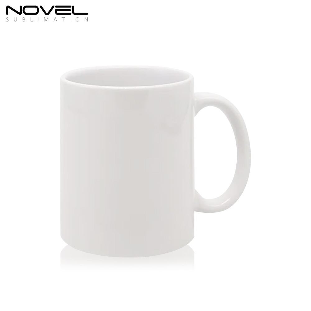 11oz Sublimation Ceramic White Mug Support Personalized Printing