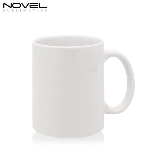 11oz Sublimation Ceramic White Mug Support Personalized Printing