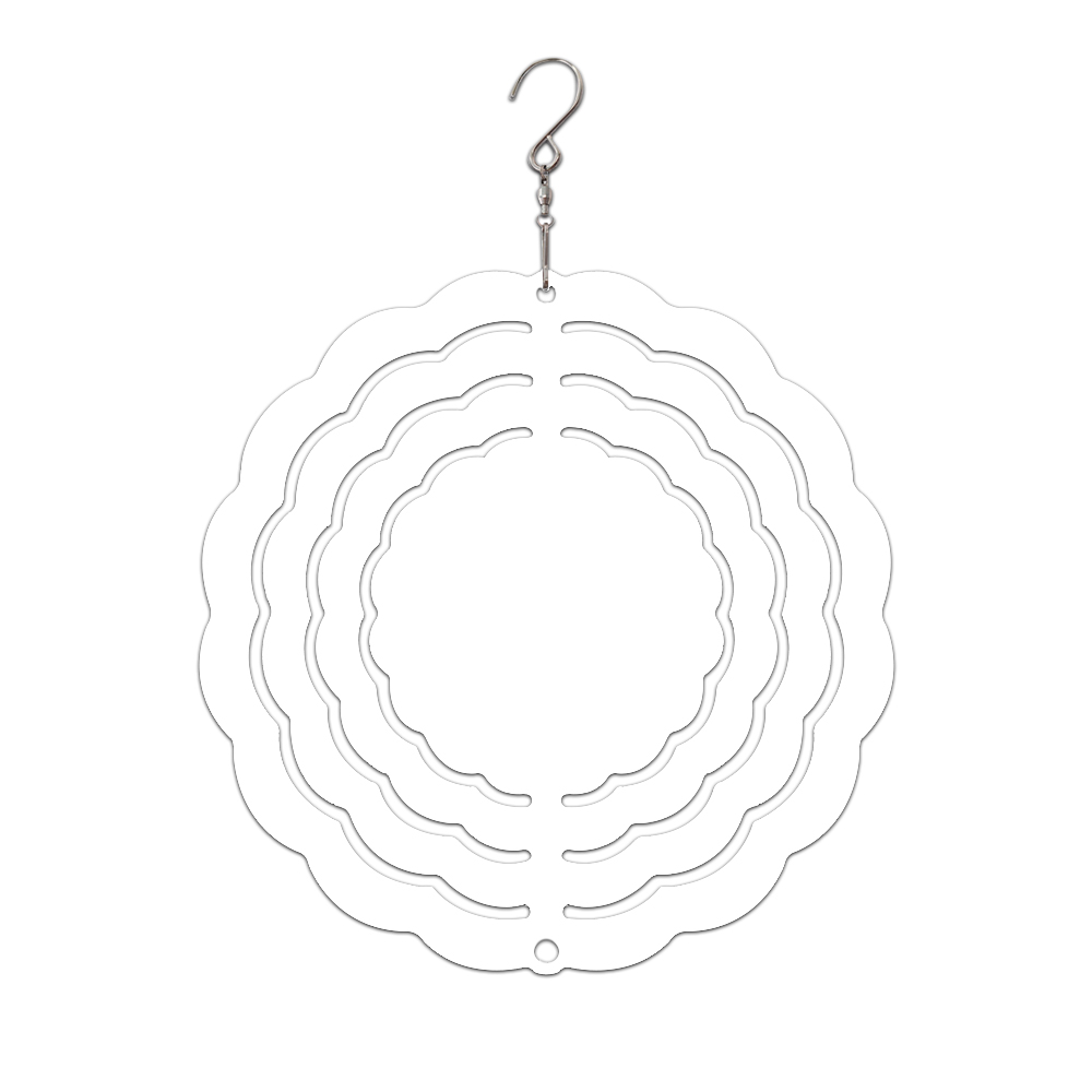 New Arrival Sublimation Aluminum Wind Spinner Double-sided Printable with 13 shapes