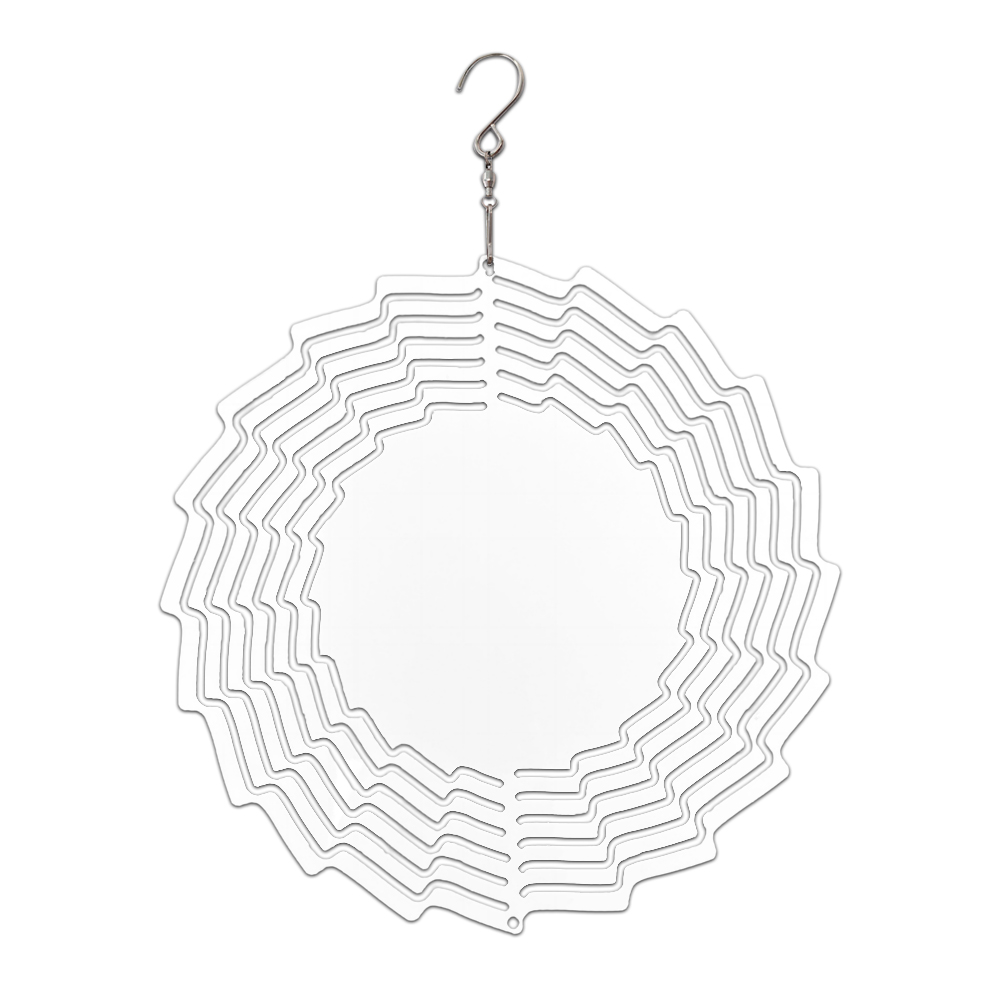 New Arrival Sublimation Aluminum Wind Spinner Double-sided Printable with 13 shapes
