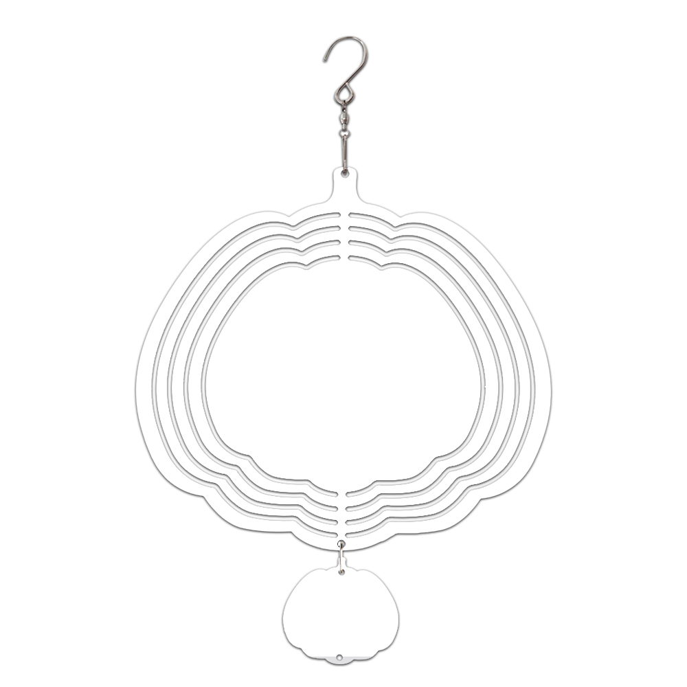 New Arrival Sublimation Aluminum Wind Spinner Double-sided Printable with 13 shapes