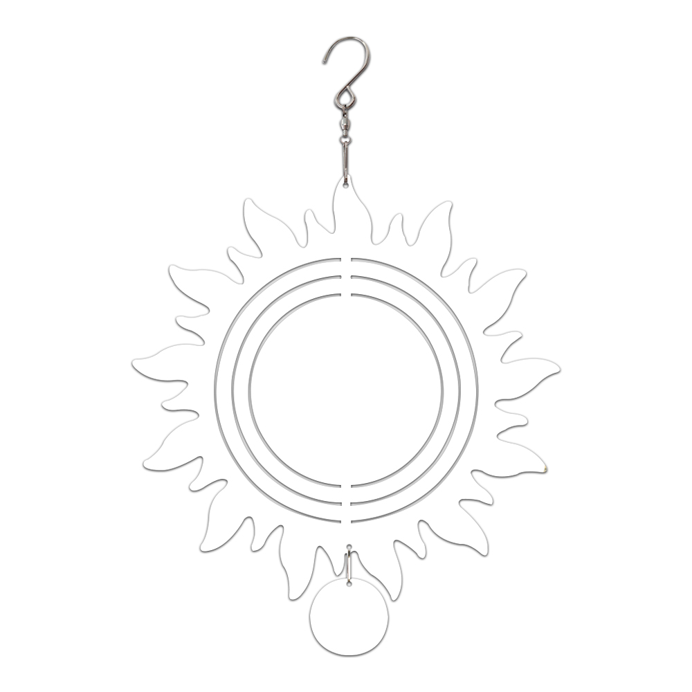 New Arrival Sublimation Aluminum Wind Spinner Double-sided Printable with 13 shapes