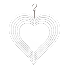 New Arrival Sublimation Aluminum Wind Spinner Double-sided Printable with 13 shapes