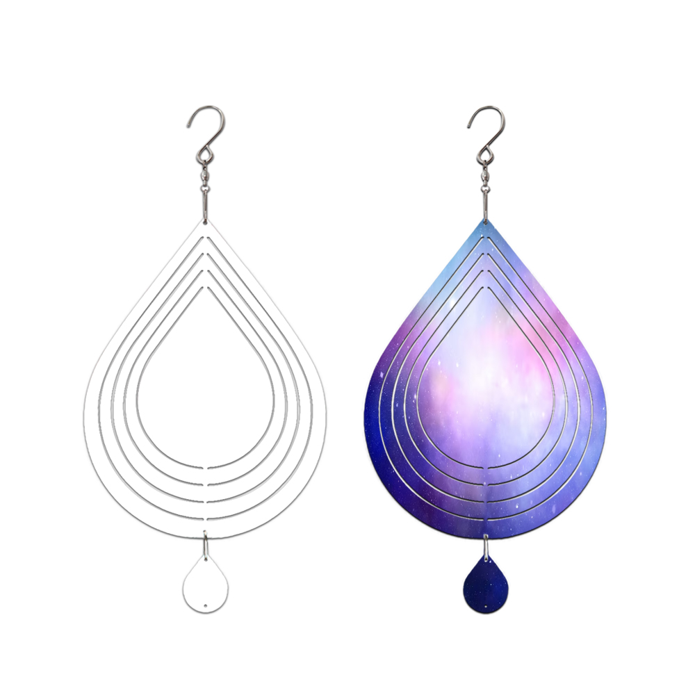 New Arrival Sublimation Aluminum Wind Spinner Double-sided Printable with 13 shapes