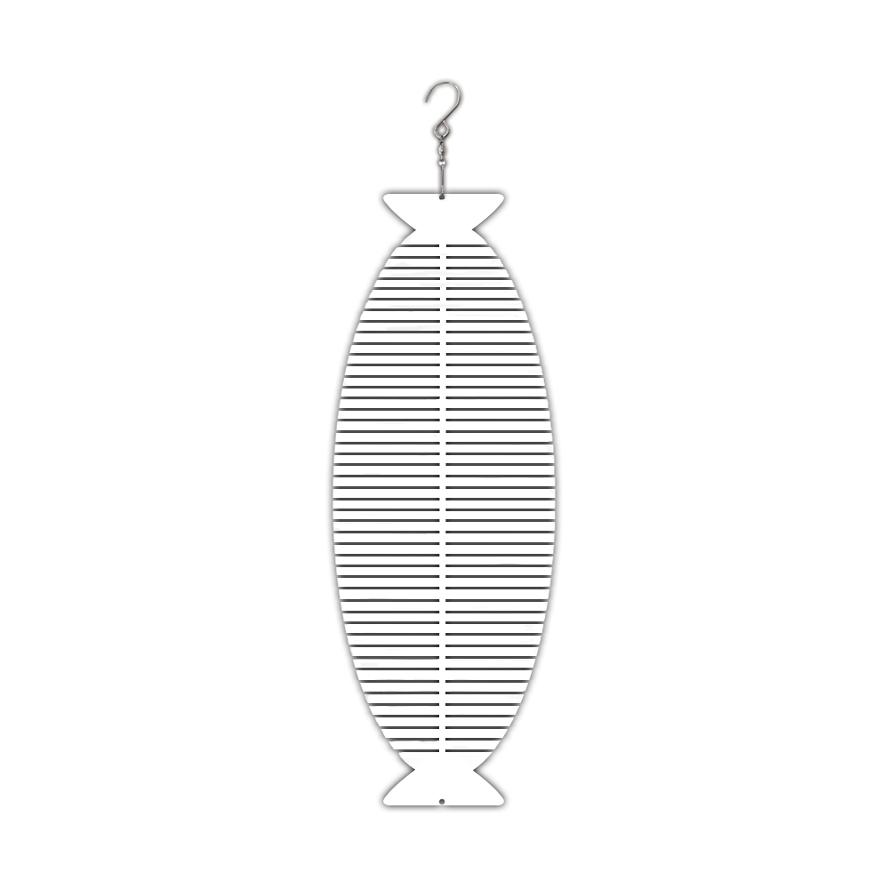 New Arrival Sublimation Aluminum Wind Spinner Double-sided Printable in the Shape of Fishbone