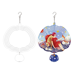 New Arrival Sublimation Aluminum Wind Spinner Double-sided Printable with 13 shapes