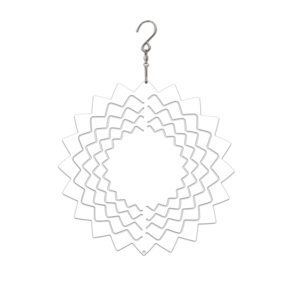 New Arrival Sublimation Aluminum Wind Spinner Double-sided Printable with 13 shapes