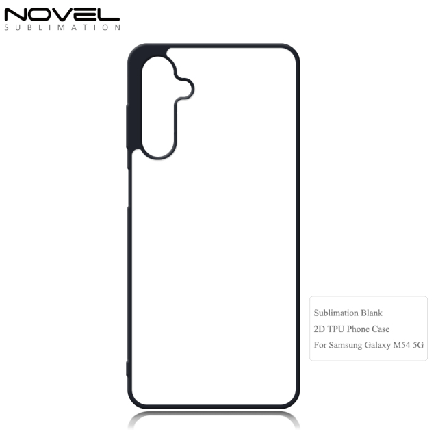 For Samsung M14 5G/ M54 5G Sublimation Blank 2D TPU Rubber Phone Case for DIY Printing