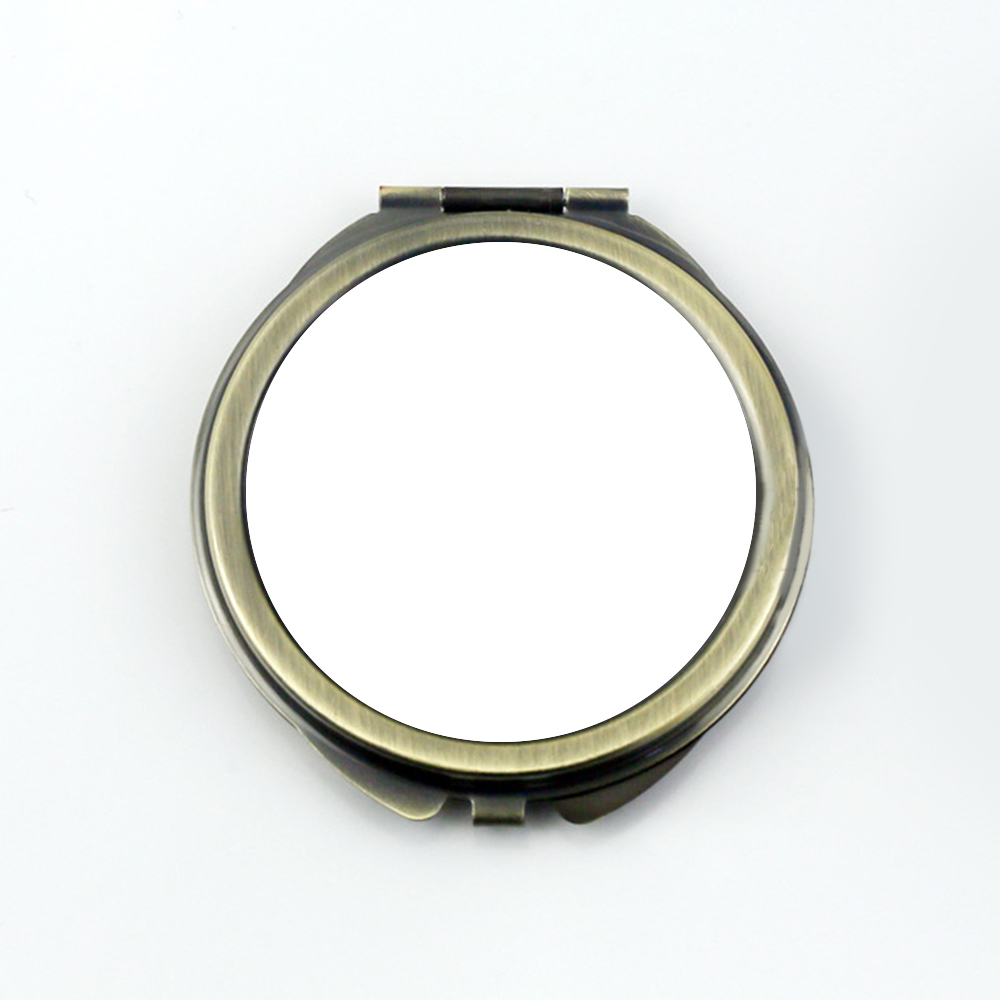 Sublimation Blank Pocket Mirror Stainless Steel Cosmetic Mirror Makeup Mirror