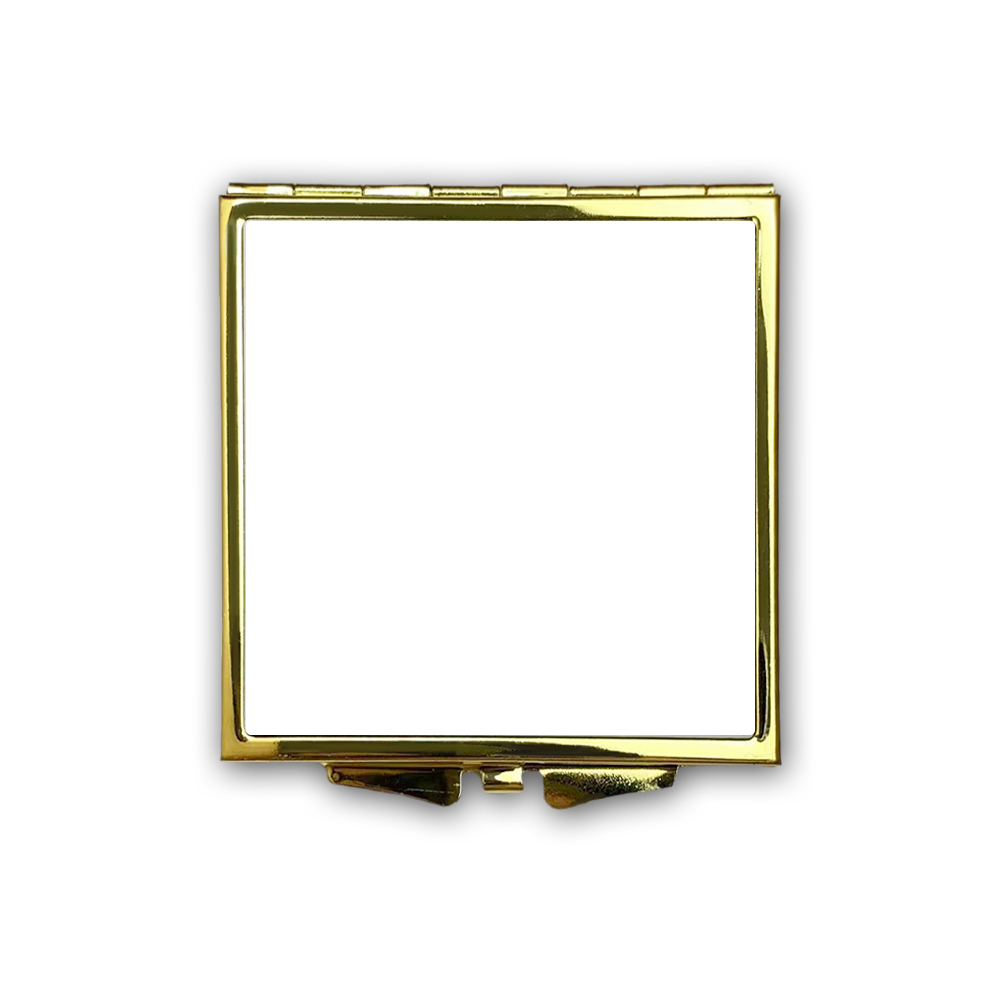 Sublimation Blank Pocket Mirror Stainless Steel Cosmetic Mirror Makeup Mirror