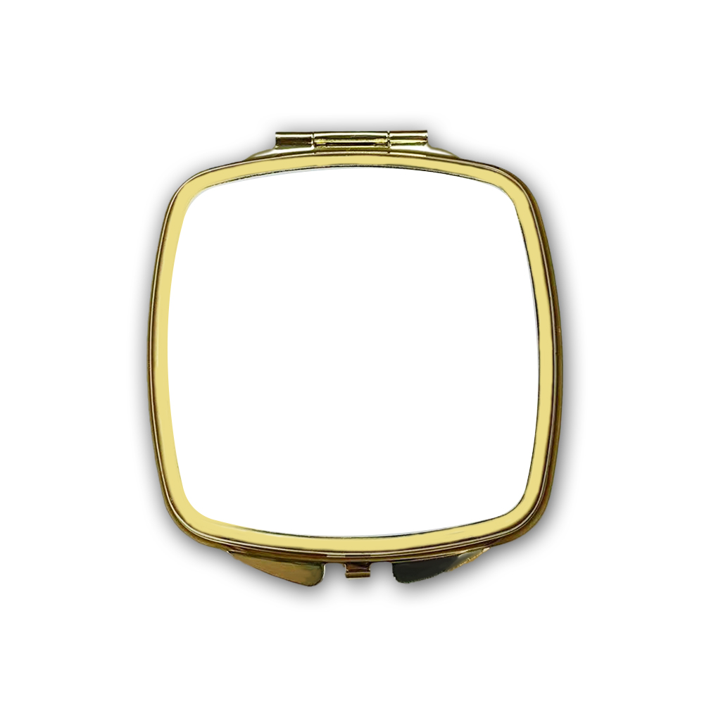 Sublimation Blank Pocket Mirror Stainless Steel Cosmetic Mirror Makeup Mirror