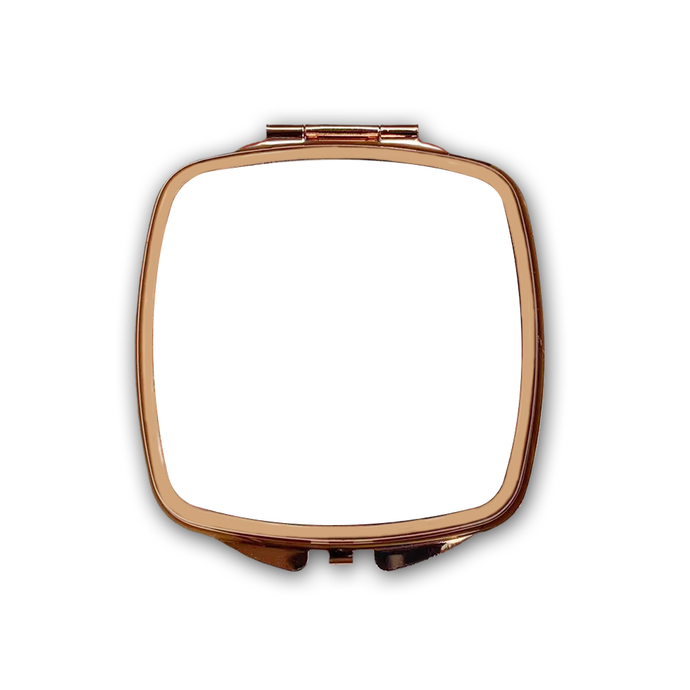 Sublimation Blank Pocket Mirror Stainless Steel Cosmetic Mirror Makeup Mirror
