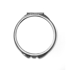 Sublimation Blank Pocket Mirror Stainless Steel Compact Mirror