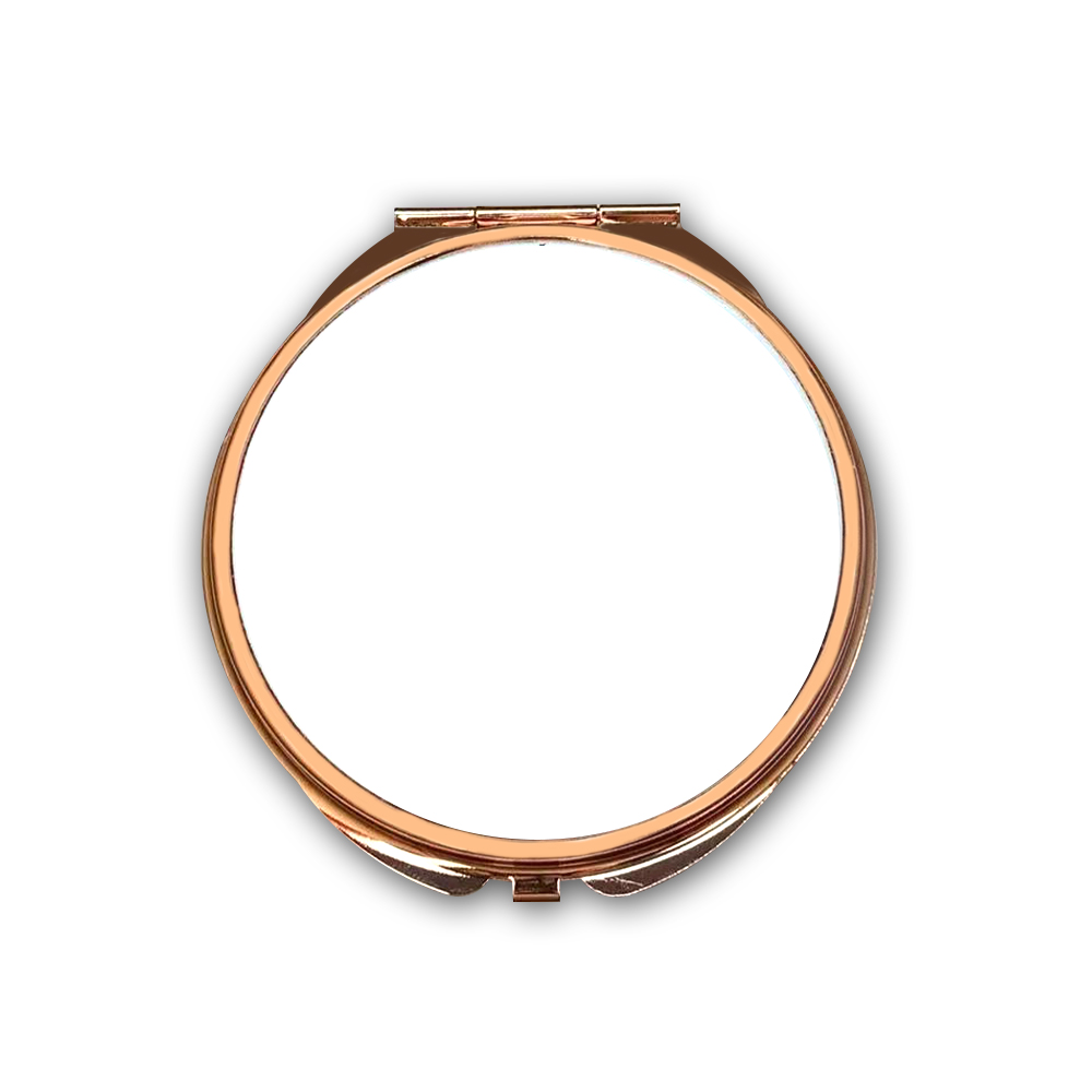 Sublimation Blank Pocket Mirror Stainless Steel Cosmetic Mirror Makeup Mirror