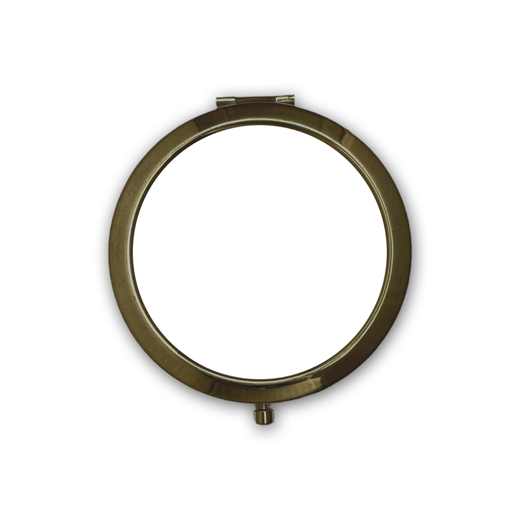 Sublimation Blank Pocket Mirror Stainless Steel Cosmetic Mirror Makeup Mirror