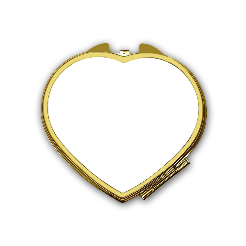 Sublimation Blank Pocket Mirror Stainless Steel Cosmetic Mirror Makeup Mirror