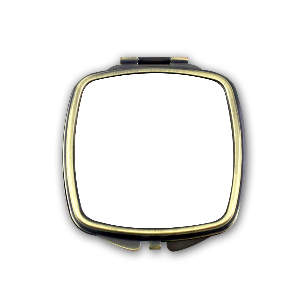 Sublimation Blank Pocket Mirror Stainless Steel Cosmetic Mirror Makeup Mirror