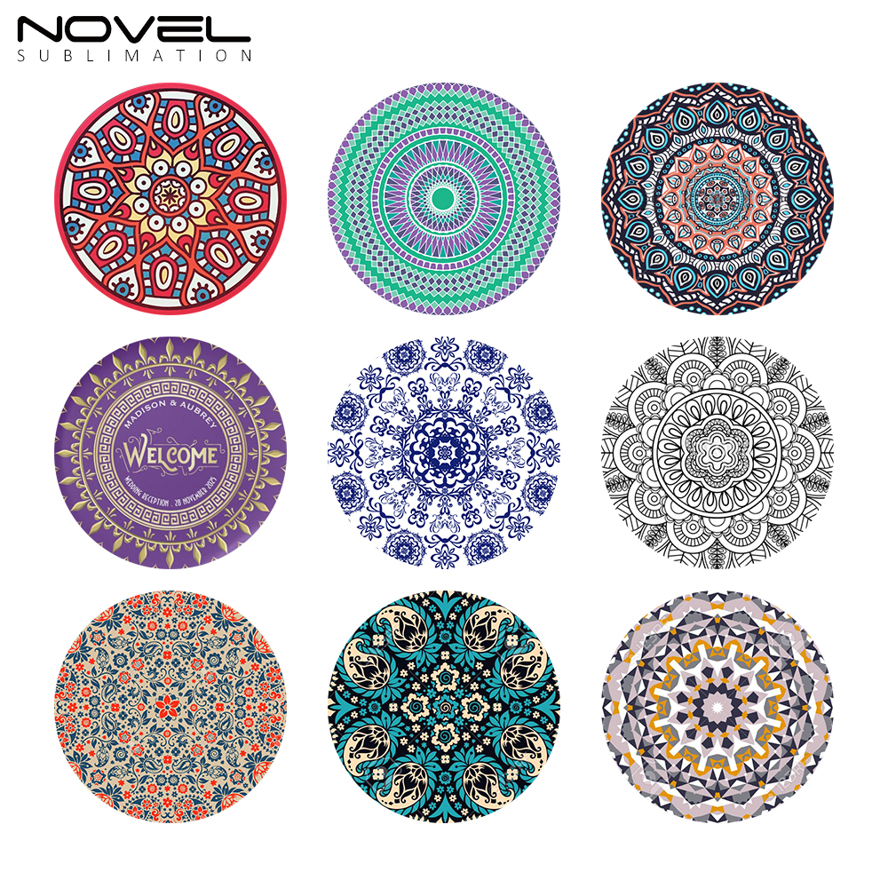 New Arrival Sublimation Coasters DIY Square/Round Ceramic Cup Pad with Cork