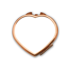 Sublimation Blank Pocket Mirror Stainless Steel Compact Mirror