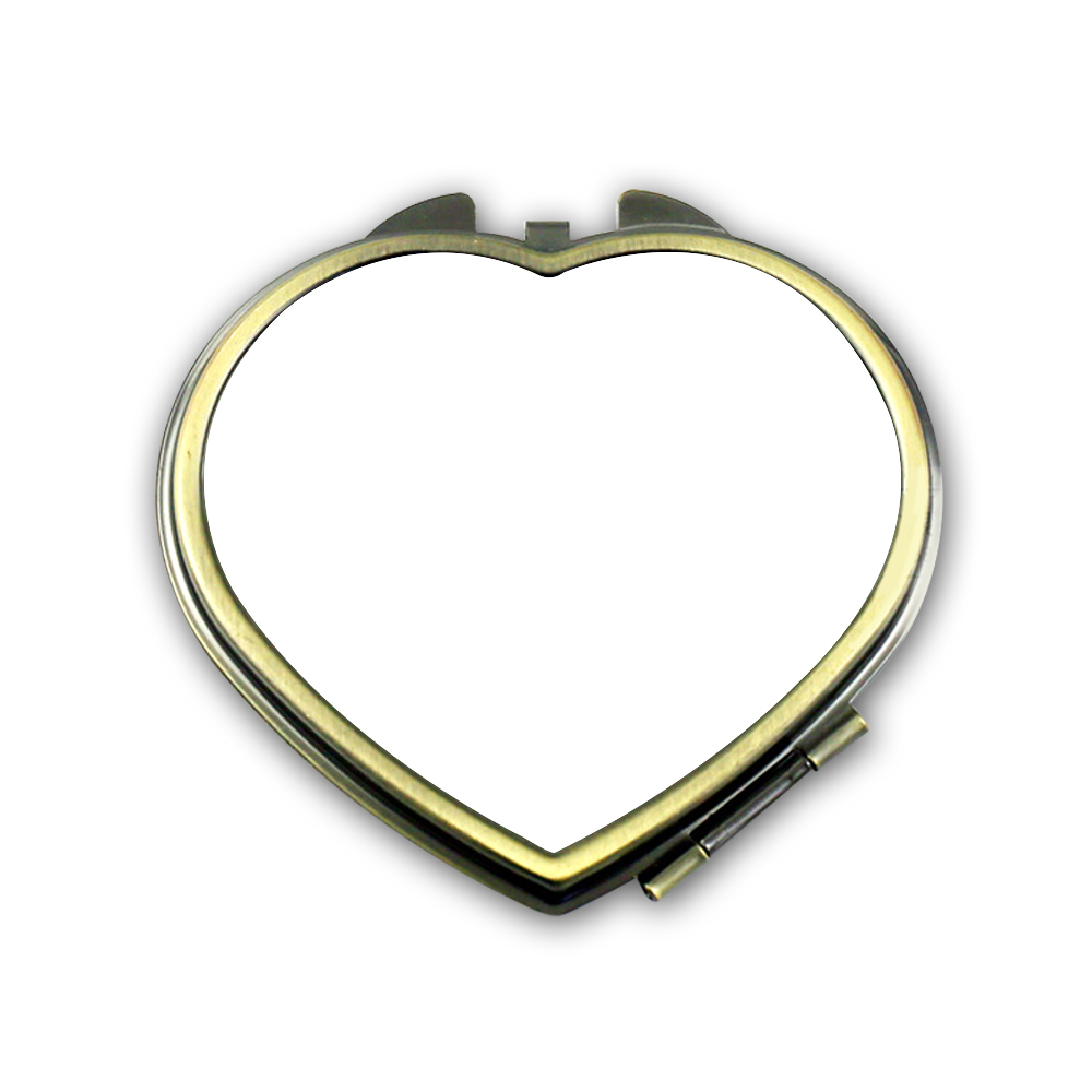 Sublimation Blank Pocket Mirror Stainless Steel Cosmetic Mirror Makeup Mirror