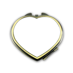 Sublimation Blank Pocket Mirror Stainless Steel Compact Mirror
