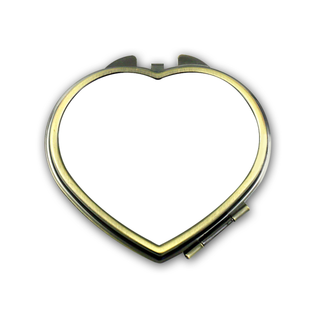 Sublimation Blank Pocket Mirror Stainless Steel Compact Mirror