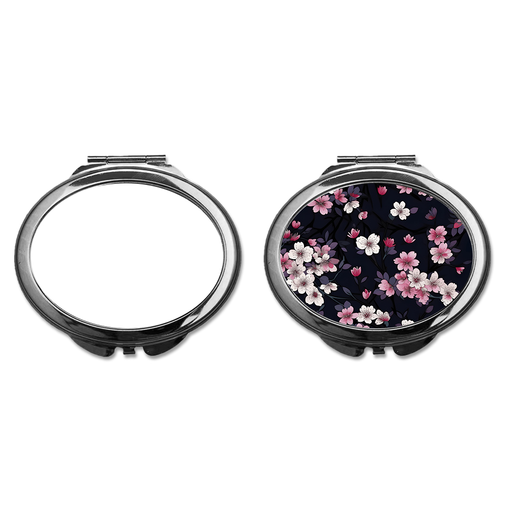 Sublimation Blank Pocket Mirror Stainless Steel Cosmetic Mirror Makeup Mirror