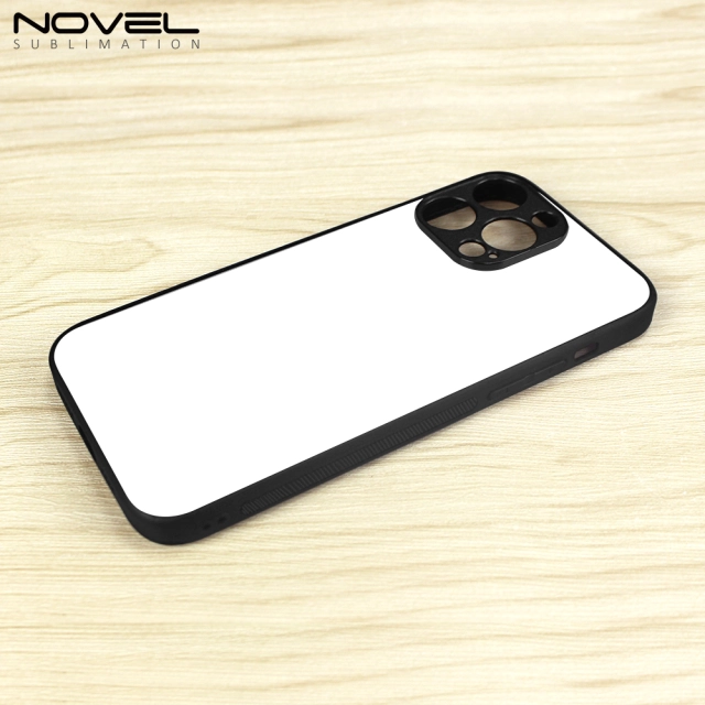 New Arrival Sublimation blank 2D TPU Phone Case for iPhone Series DIY Shell With Aluminum Sheet