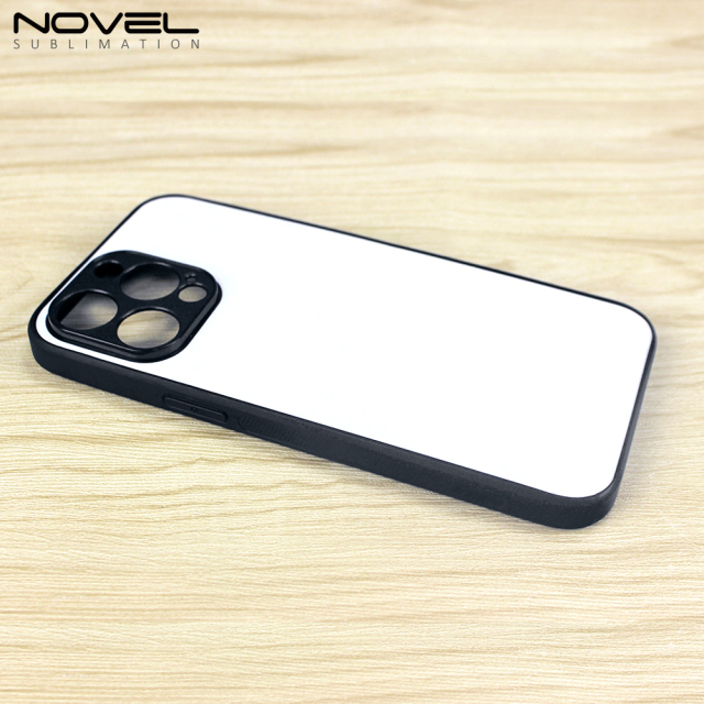 New Arrival Sublimation blank 2D TPU Phone Case for iPhone Series DIY Shell With Aluminum Sheet