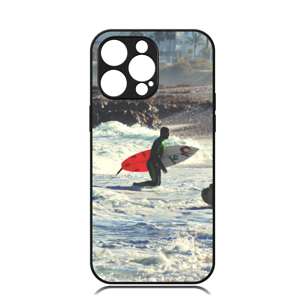 New Arrival Sublimation blank 2D TPU Phone Case for iPhone 14 Series DIY Shell With Aluminum Sheet