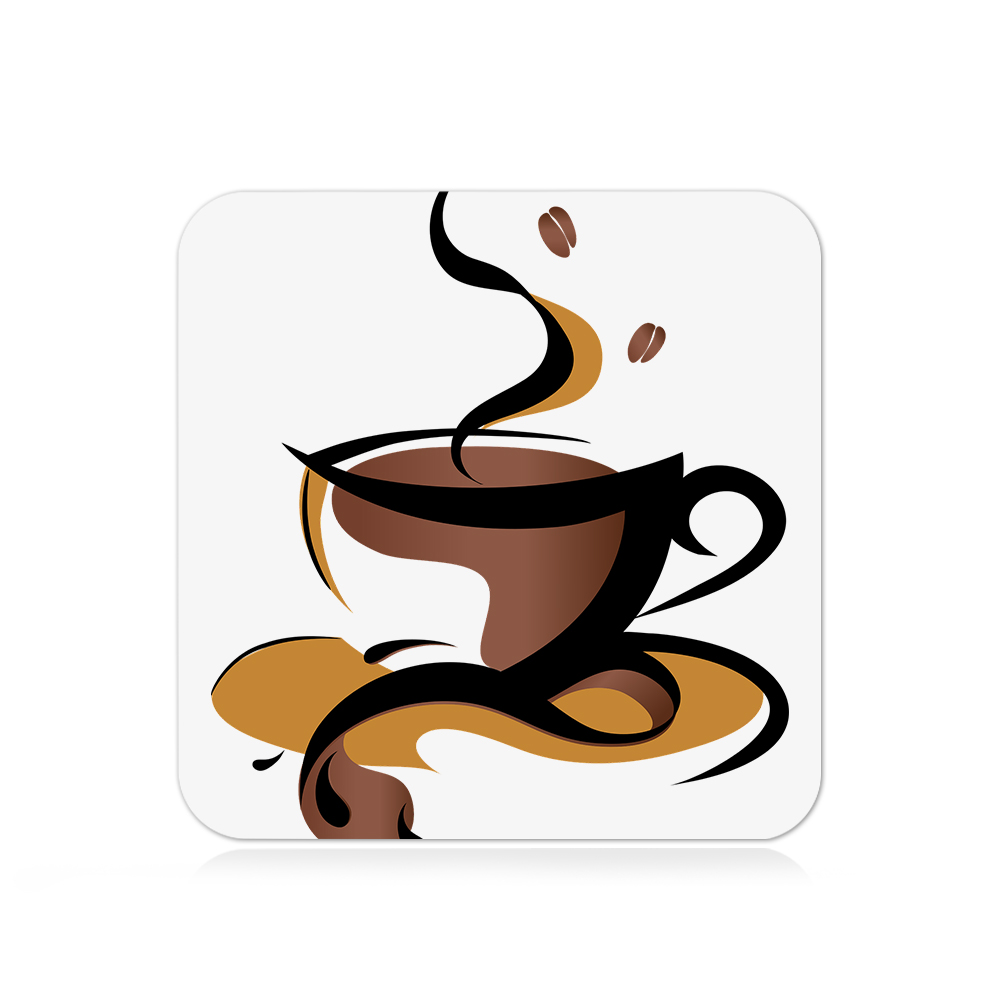 Sublimation MDF Coasters DIY Square/Round MDF Cup Pad with Cork & without Cork