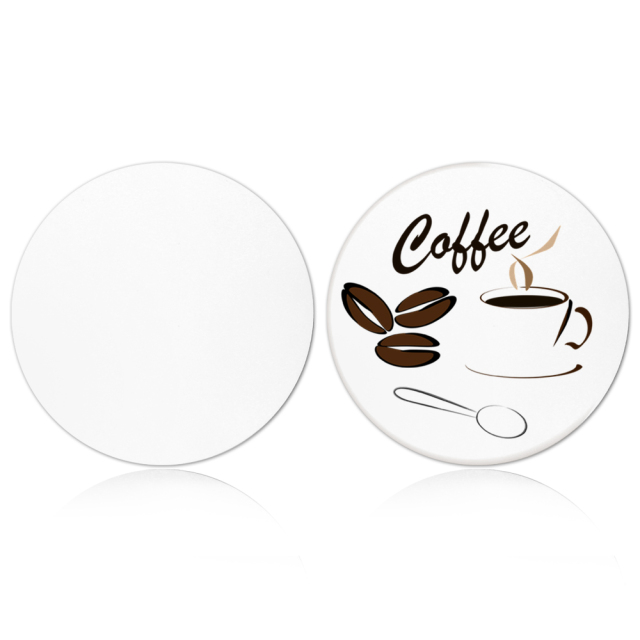 New Arrival Sublimation Coasters DIY Square/Round MDF Cup Pad with Cork