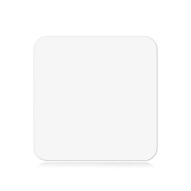 New Arrival Sublimation Coasters DIY Square/Round MDF Cup Pad with Cork