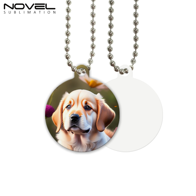 New Arrival Sublimation Aluminum Double Sided Print Dog Tags with 8 Shapes