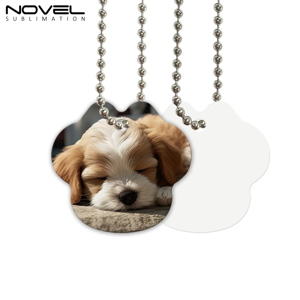 New Arrival Sublimation Aluminum Double Sided Print Dog Tags with 8 Shapes