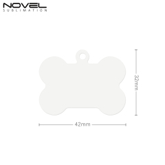 New Arrival Sublimation Aluminum Double Sided Print Dog Tags with 8 Shapes