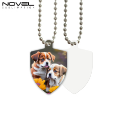 New Arrival Sublimation Aluminum Double Sided Print Dog Tags with 8 Shapes