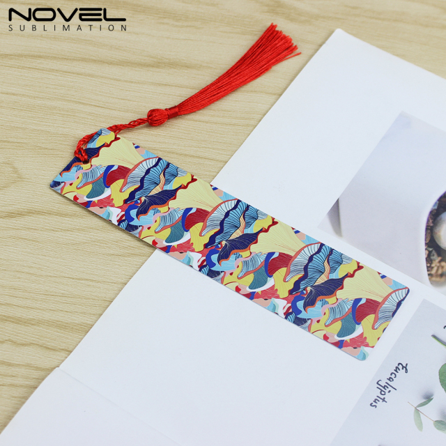 New Arrival Personalized Sublimation Aluminum Bookmark School Supply