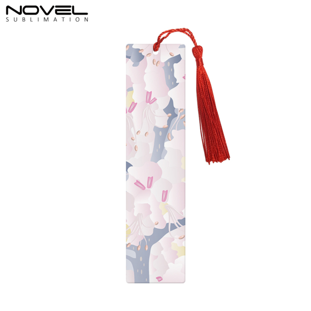 New Arrival Personalized Sublimation Aluminum Bookmark School Supply