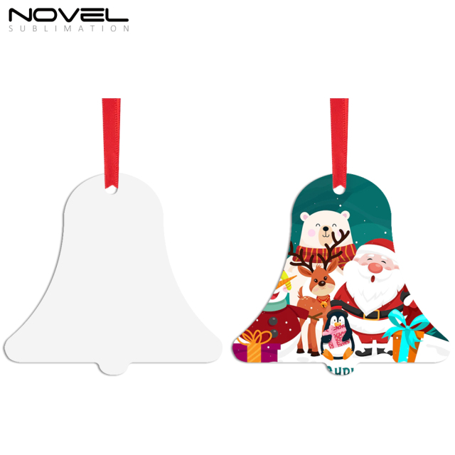 Sublimation Double-Sided Printable Aluminum Xmas Ornament Christmas Decoration