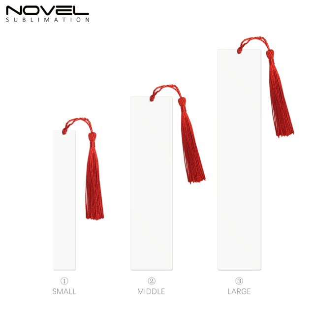 New Arrival Personalized Sublimation Aluminum Bookmark School Supply