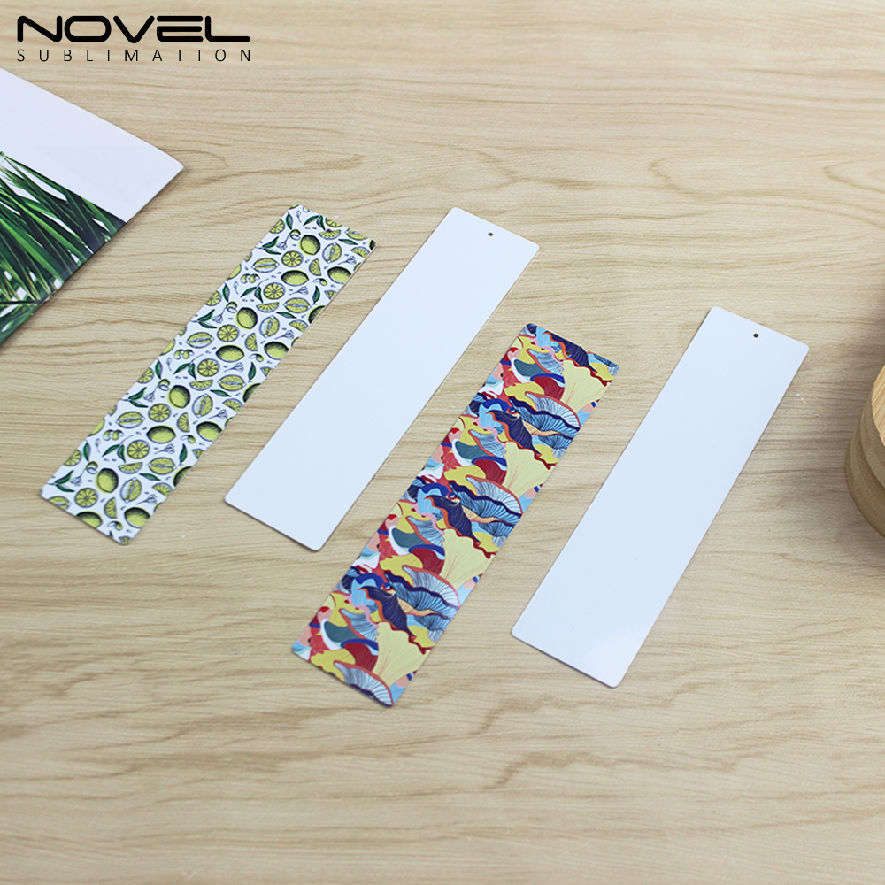 New Arrival Personalized Sublimation Aluminum Bookmark School Supply