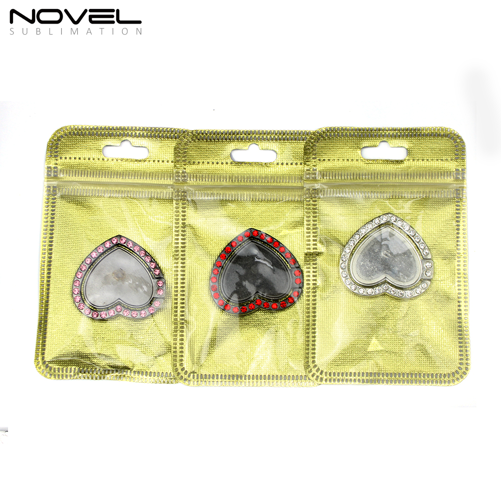 Sublimation 360-Degree Rotating Blank Heart Ring Holder For Mobile Phone