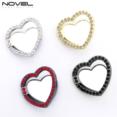Sublimation 360-Degree Rotating Blank Heart Ring Holder For Mobile Phone