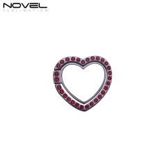 Sublimation 360-Degree Rotating Blank Heart Ring Holder For Mobile Phone