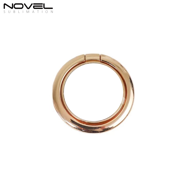 Sublimation 360-Degree Rotating Round Blank Round Ring Holder For Mobile Phone