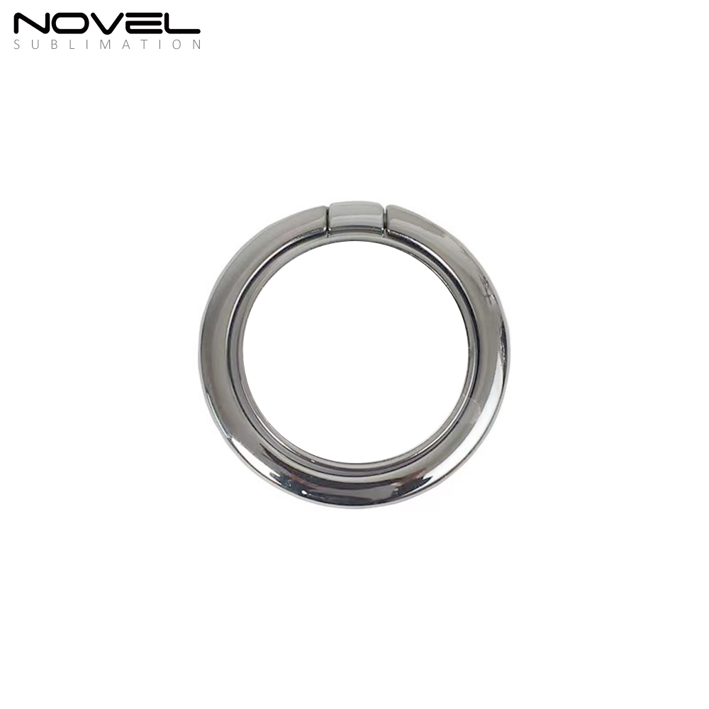 Sublimation 360-Degree Rotating Round Blank Round Ring Holder For Mobile Phone
