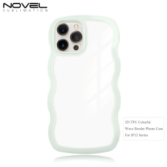 New Arrival 2D 2in1 Sublimation TPU Phone Cases with Aluminum Sheet  & Colorful PC Bumper