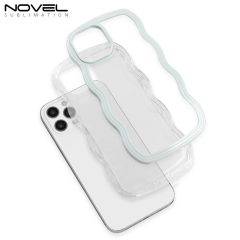 New Arrival 2D 2in1 Sublimation TPU Phone Cases with Aluminum Sheet  & Colorful PC Bumper